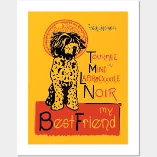 Mashup Mini Labradoodle Best Friend Posters and Art